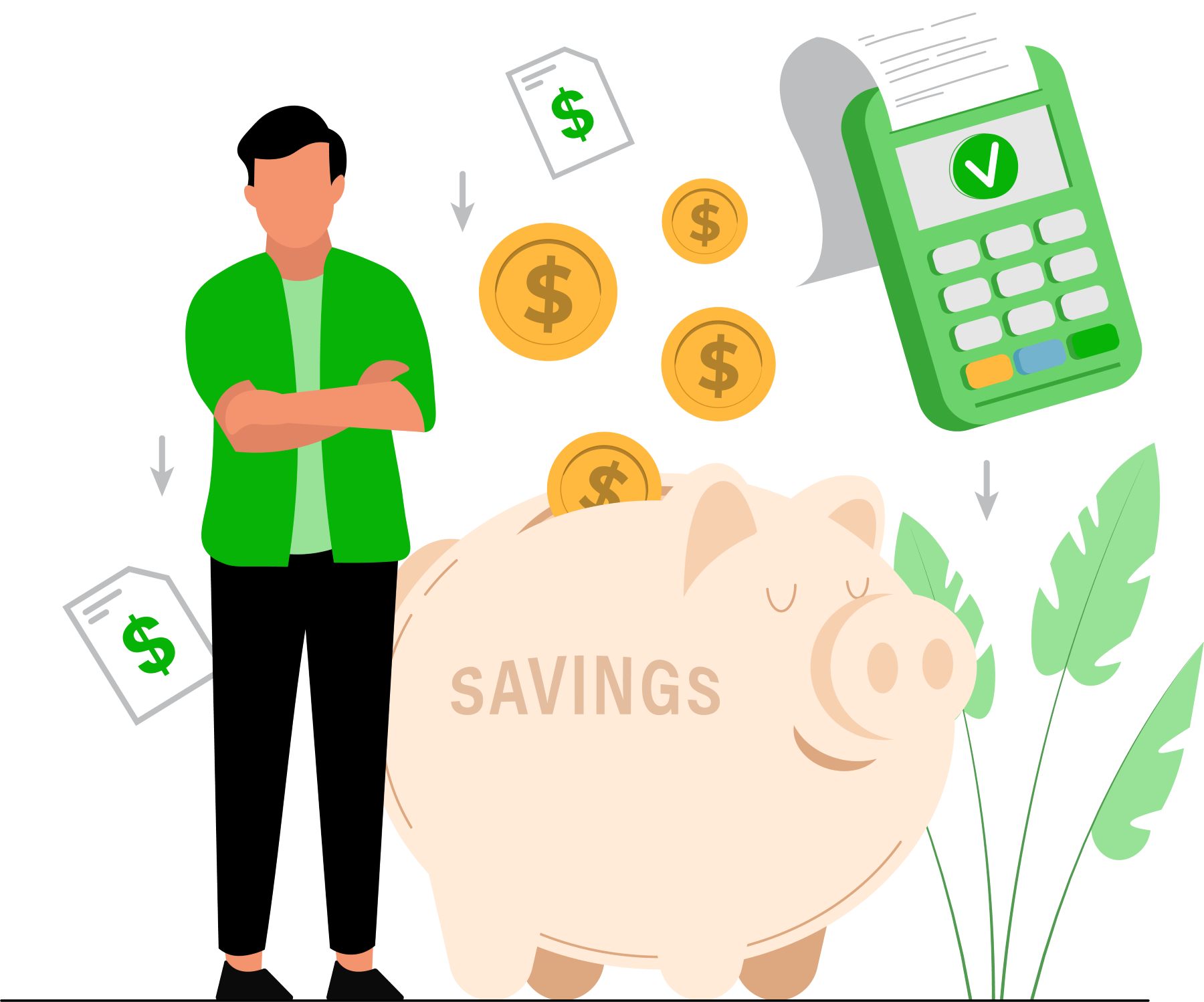 small business owner saving money merchant processing